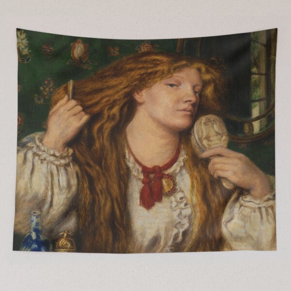 Item preview, Dante Gabriel Rossetti  - A woman combing her hair designed and sold by Vivanne-art.
