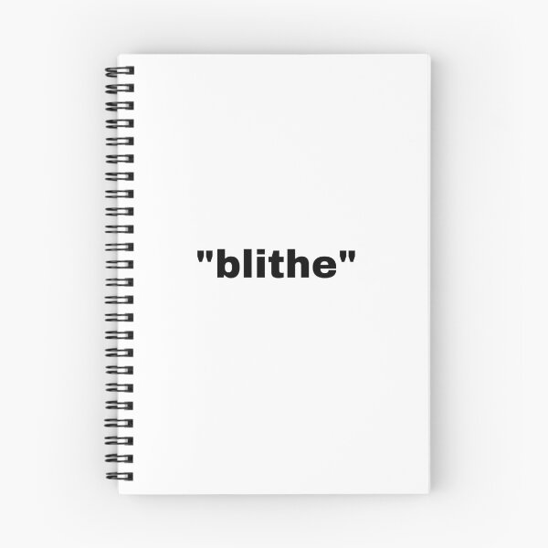 Item preview, "blithe" single word with quotation marks designed and sold by JonathanFTR.