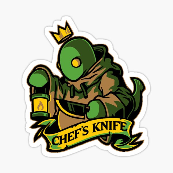 "Chefs Knife " Sticker for Sale by Redbubble
