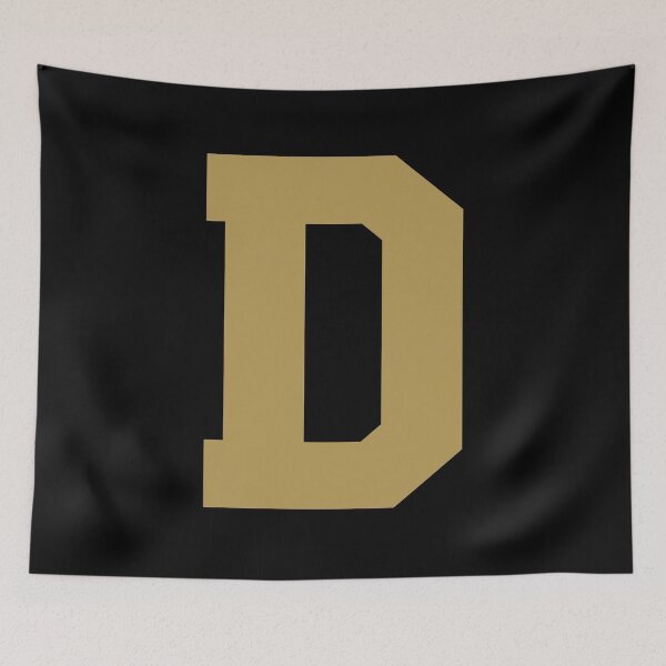 Item preview, Alphabet, Gold D, Sports letter D designed and sold by TheCultStuff.