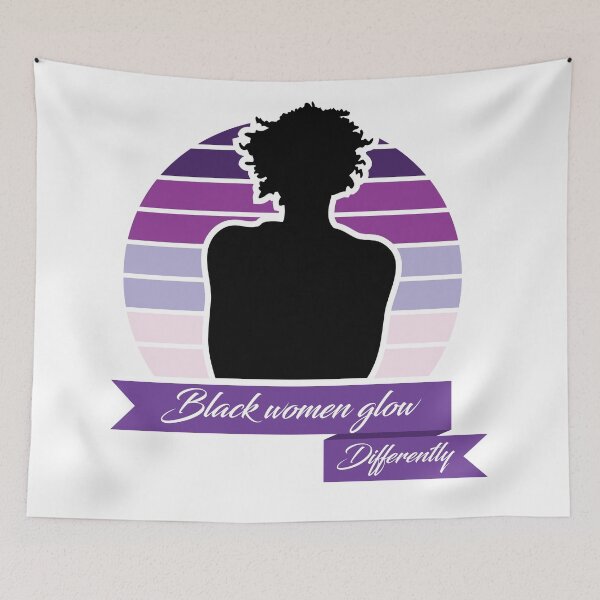 Item preview, Black women glow different designed and sold by 4iman.