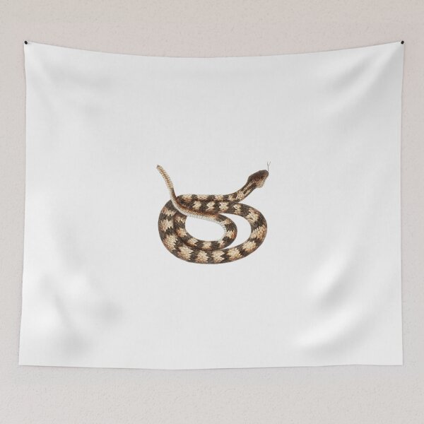 Item preview, Vintage Brown Rattle Snake Reptile From The Bahama Islands Serpent designed and sold by wackodesign.