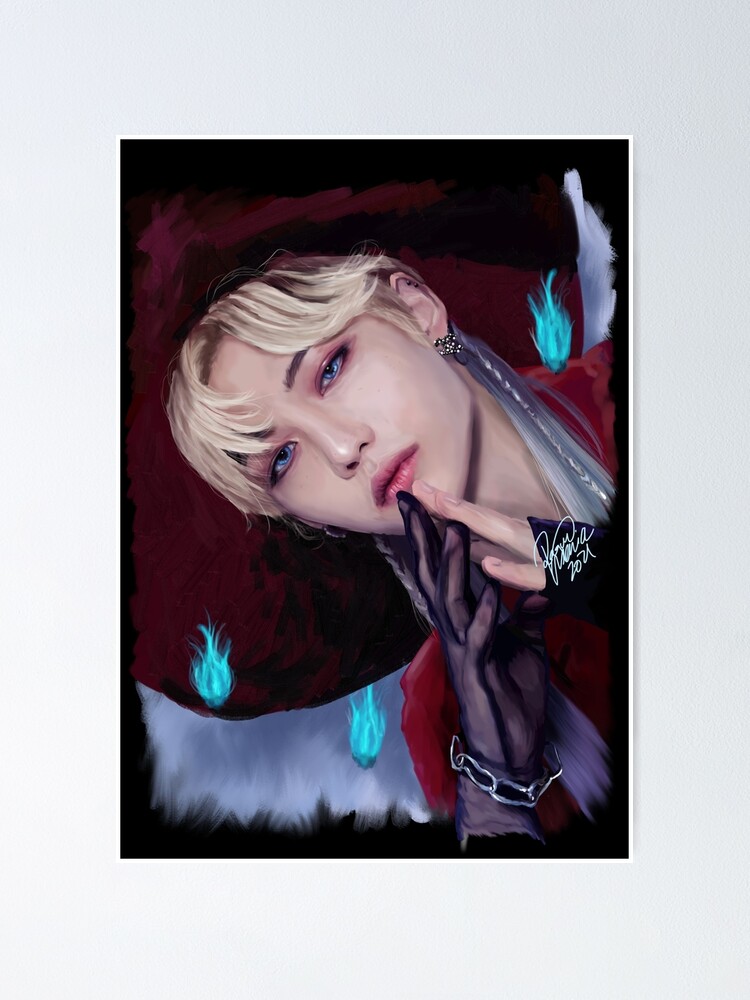 Felix, From Stray Kids Original K-pop Fanart Print 