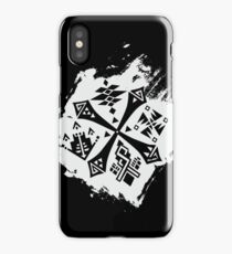 Guild Hunters Logo Splat White iPhone Case