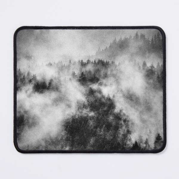 Item preview, Recently // Dark Boogie Vibes Of A Vintage Mountains Fairytale Forest With Cascadia Trees Covered In Magic Fog designed and sold by Tordis Kayma.