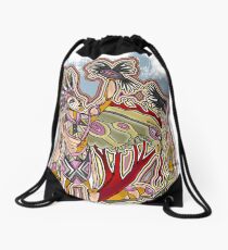 all crow Drawstring Bag