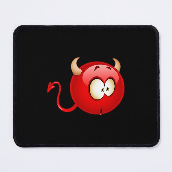 smiling red DEVIL emoji Sticker for Sale by ZoserStyle