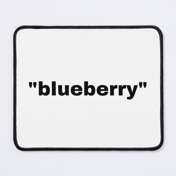 Item preview, "blueberry" single word with quotation marks designed and sold by JonathanFTR.
