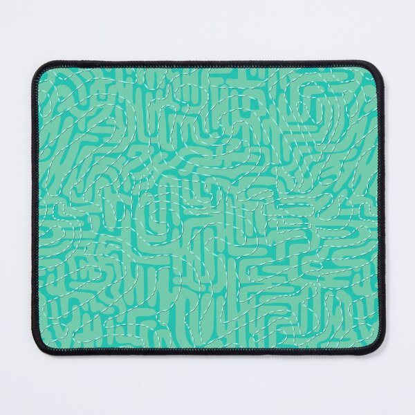 Item preview, Doodle Squiggle Line, Blue and Teal designed and sold by Miranda Benson.