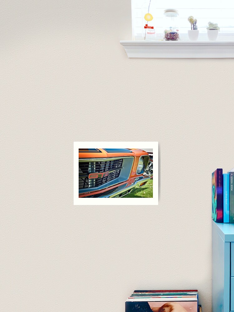 Thumbnail 2 of 3, Art Print, HQ Holden GTS Grill Orange designed and sold by radestilo.