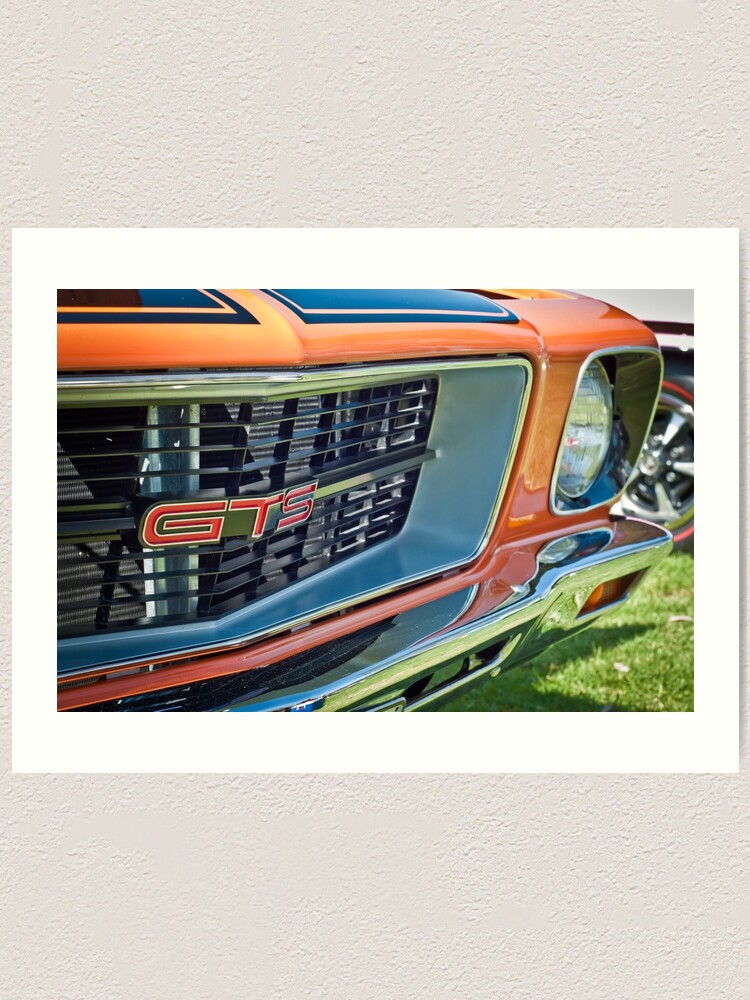 Thumbnail 1 of 3, Art Print, HQ Holden GTS Grill Orange designed and sold by radestilo.