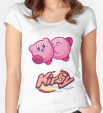 Kirby Women's Fitted Scoop T-Shirt