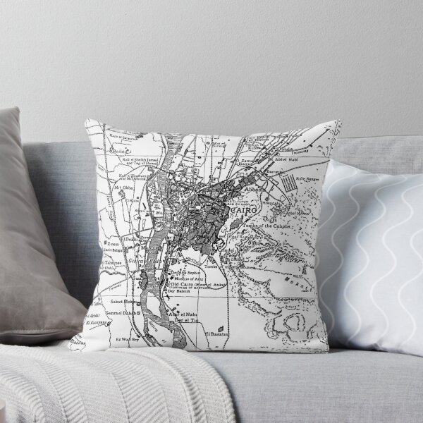 Item preview, Vintage Map of Cairo Egypt (1911) designed and sold by BravuraMedia.