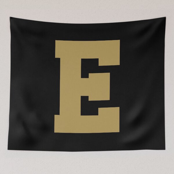Item preview, Alphabet, Gold E, Sports letter E designed and sold by TheCultStuff.