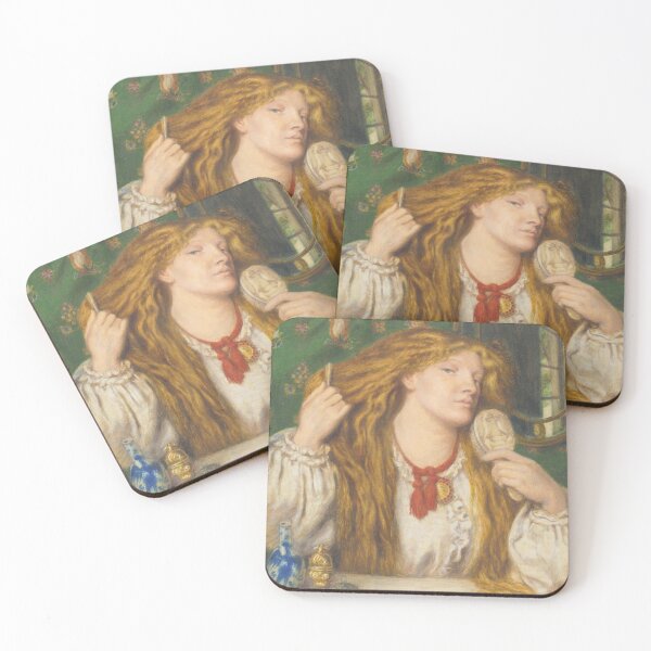 Item preview, Dante Gabriel Rossetti  - A woman combing her hair,Nº,01. designed and sold by Vivanne-art.