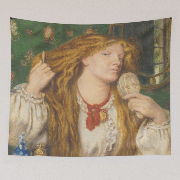 Item preview, Dante Gabriel Rossetti  - A woman combing her hair,Nº,01. designed and sold by Vivanne-art.