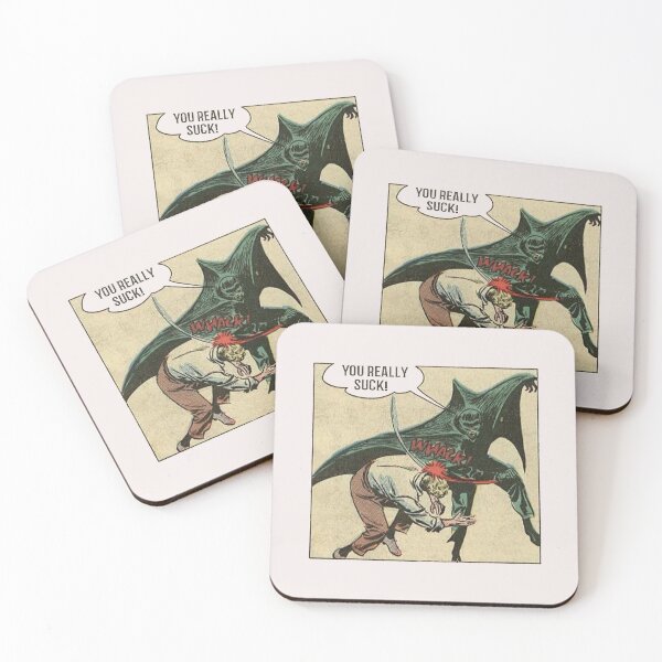 Item preview, Vintage Bat Hitting Retro Horror Poster Halloween Gift designed and sold by TheAplus.