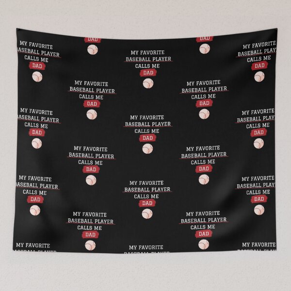 Item preview, My favorite baseball player calls me Dad designed and sold by Ila Mandlik.