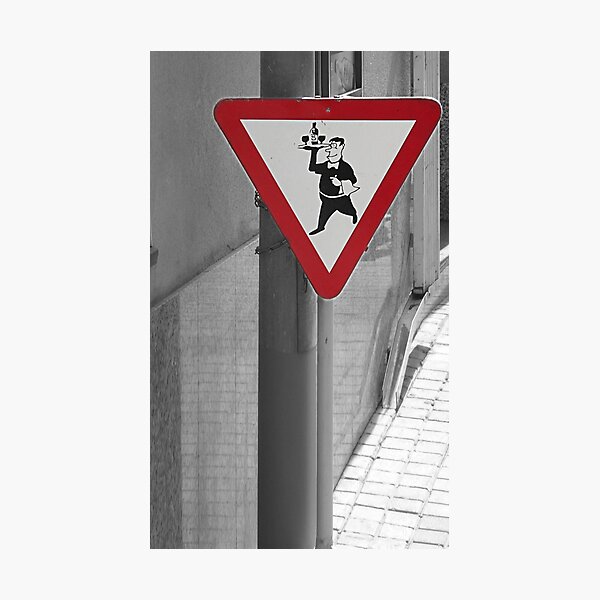 Item preview, Danger! waiters crossing designed and sold by Paul Pasco.