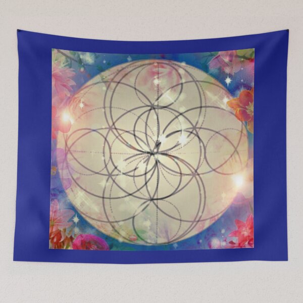 Item preview, Sacred Throat Chakra Mandala by imye designs designed and sold by Maja Manitoba .