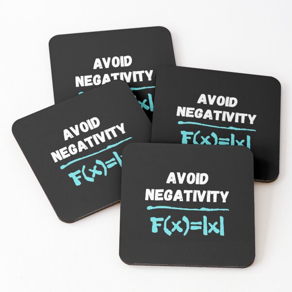 Item preview, Avoid Negativity Formula Funny Math Equation designed and sold by DianelisLizama.