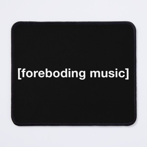 Item preview, Foreboding Music - Weird Hilarious Funny Closed Captions Subtitle Text designed and sold by teeworthy.