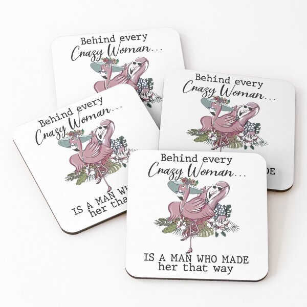 Item preview, Behind Every Crazy Woman designed and sold by Jones Brandi.