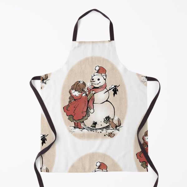 Item preview, Winter Friends - Christmas, heart warming, snow man, gift from squirrel designed and sold by SajuArtZen.