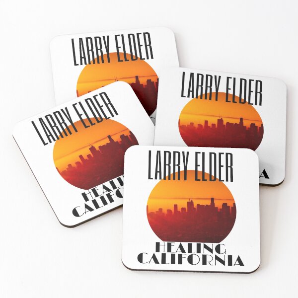 Item preview, LARRY ELDER, HEALING CALIFORNIA, RESPECT ELDER, RECALL, VOTE ELDER, designed and sold by R B Chrystal.