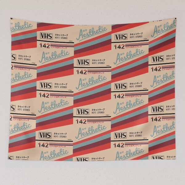 Item preview, Vaporwave aesthetic retro vintage cassette tape  designed and sold by MeneesStefano.