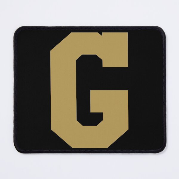 Item preview, Alphabet, Gold G, Sports letter G designed and sold by TheCultStuff.