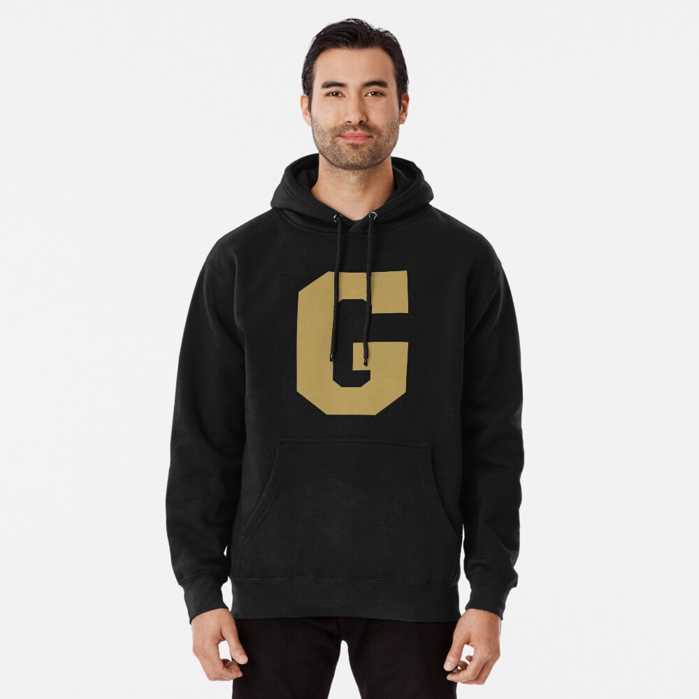 Champion hoodie 2024 with gold lettering