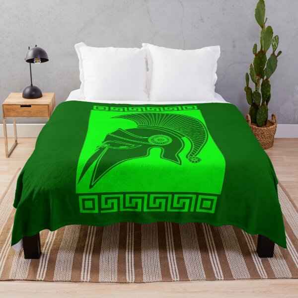 Item preview, Spartan helmet green designed and sold by SueKnox.