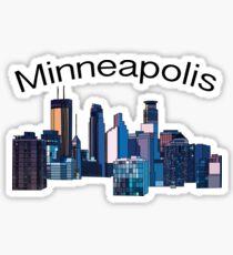 Minneapolis skyline Sticker