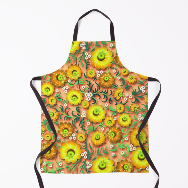 Item preview, khokhloma flower yellow designed and sold by Aleks96.