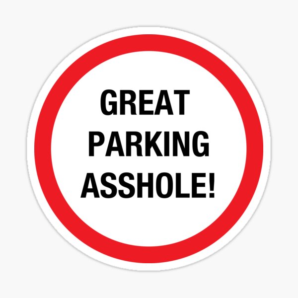 violent little machine shop parking sticker