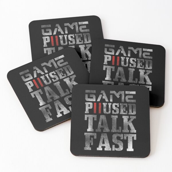Item preview, GAME PAUSED TALK FAST FUNNY T SHIRT designed and sold by STTrillionTEES.