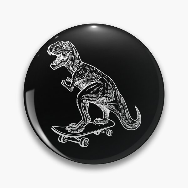 Item preview, Funny T Rex Riding On Skateboard Rex Retro For Dino Lovers designed and sold by Waleedabbasltd.