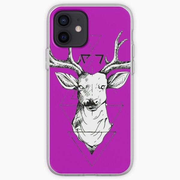 Geometric Deer iPhone Soft Case