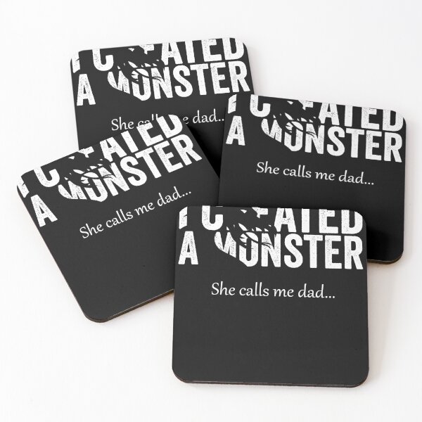 Item preview, Mens I Created A Monster She Calls Me Dad Father's Day designed and sold by HorizonDesignz.
