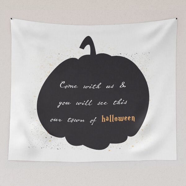 Item preview, Our Town of Halloween designed and sold by jenniferzalzal.