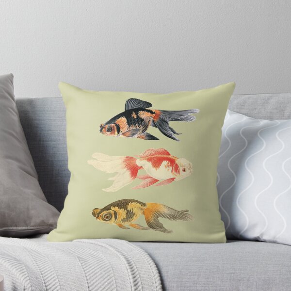 Item preview, Botanical Fish Trio on Sage designed and sold by Chiccountry.