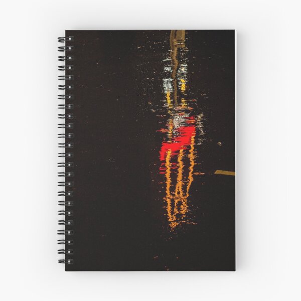 Item preview, Distorted reflection of a McDonalds sign in puddles at night designed and sold by James-Cole.