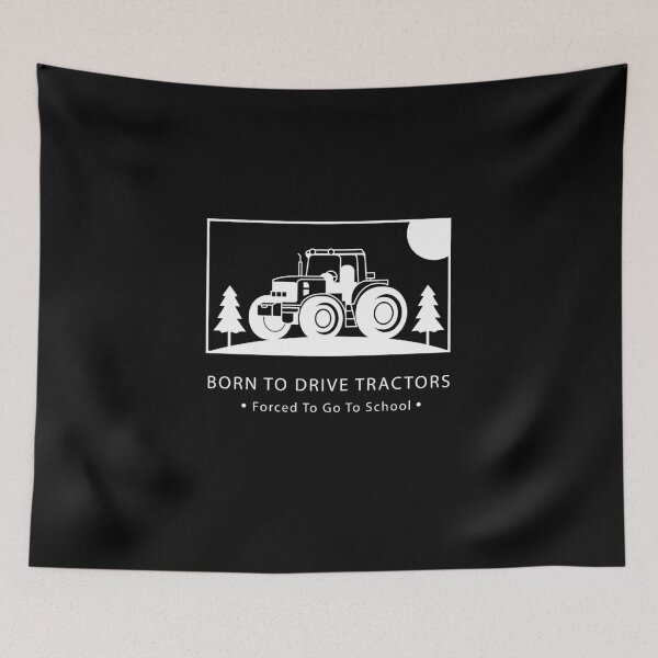 Item preview, Born To Drive Tractors Forced To Go To School designed and sold by damithez.