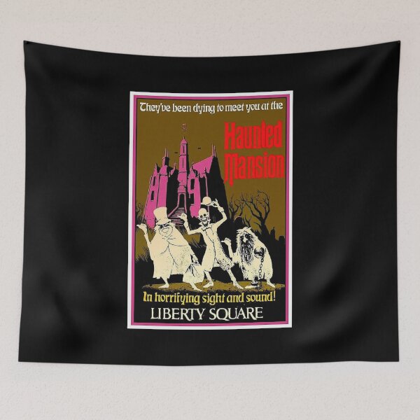 Item preview, The Haunted Mansion Halloween Edward Gracey Mansion Discovered Property Evil Advertising Print Gift For Birthday designed and sold by HauntedMansione.