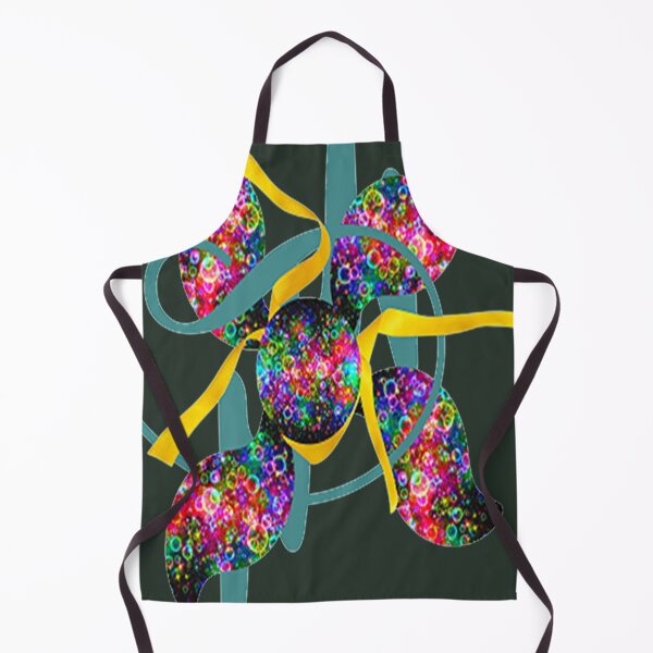 Item preview, Ribbons and Colorful Shapes, Bold Vibrant Abstraction, graphic psychedelic abstract art, trippy graphic psychedelic arte abstracto designed and sold by Adri Barnard.