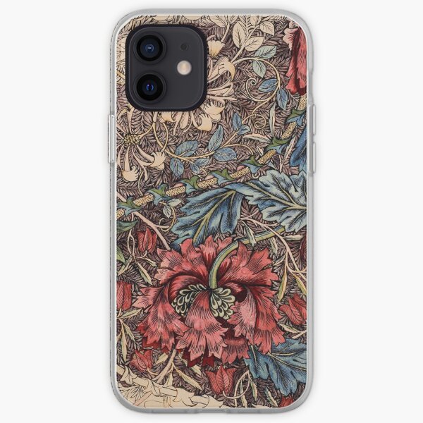 William Morris - Honeysuckle | Vintage Illustrations iPhone Soft Case