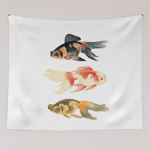 Item preview, Botanical Fish Trio Print designed and sold by Chiccountry.