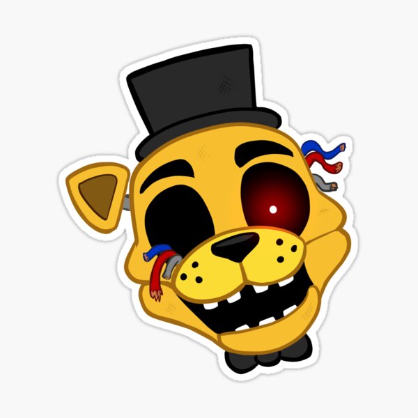 Five Nights at Freddy's - FNAF - Golden Freddy Sticker for Sale by  Kaiserin