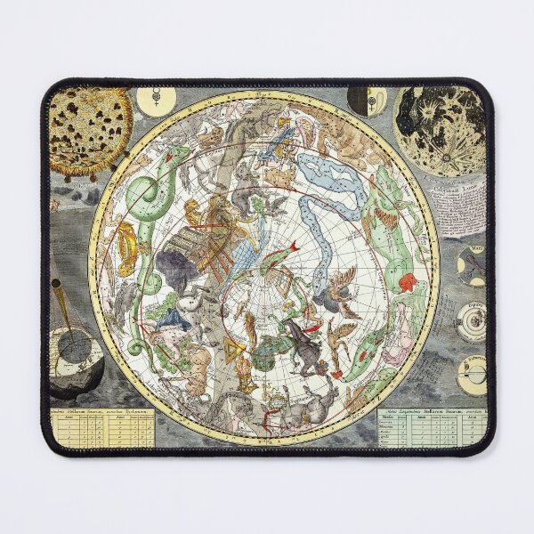 Item preview, Astrological Constellation Map | Vintage Maps  designed and sold by KnightandMoon.